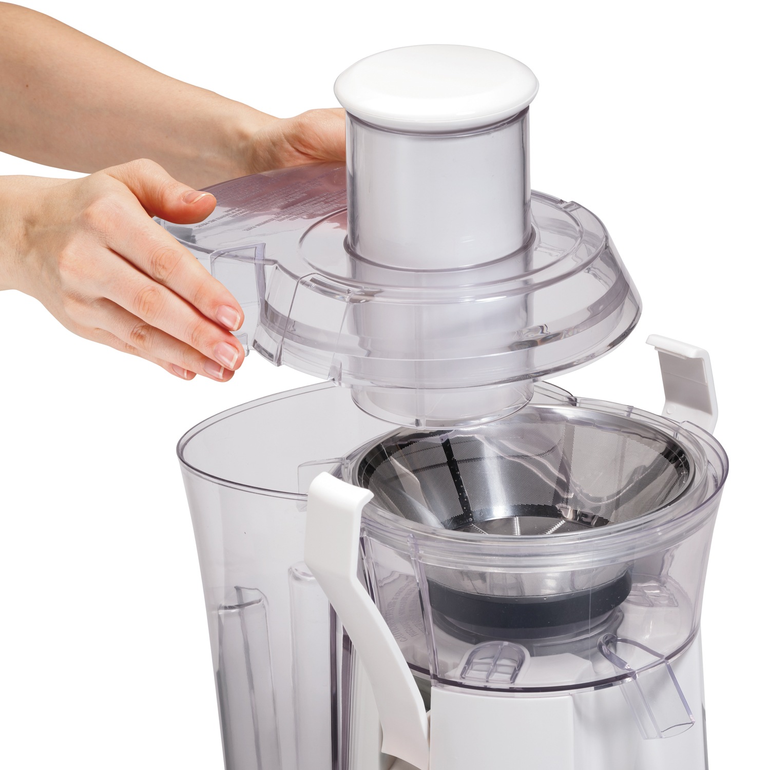 Hamilton Beach Big Mouth Juice Extractor, White