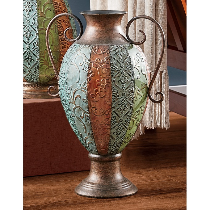 Short and Tall Colorblock Vases, , large
