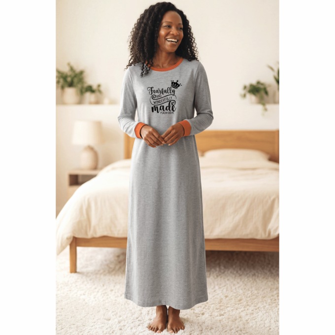 Contrast-Trim Maxi Lounger, , large