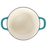 Crock Pot Artisan 7-qt. Enameled Cast Iron Round Dutch Oven with Lid, Teal Ombre, large