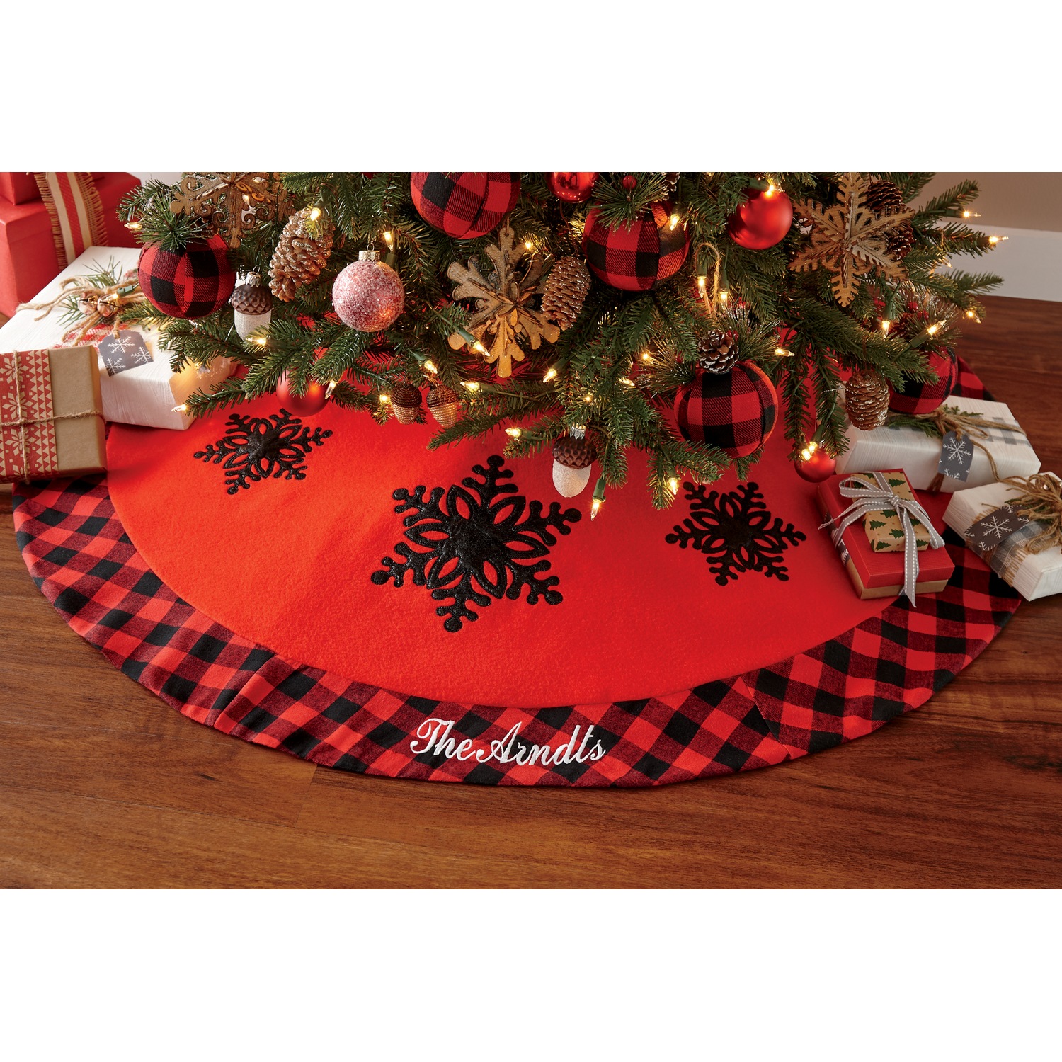Buffalo Plaid Tree Skirt 