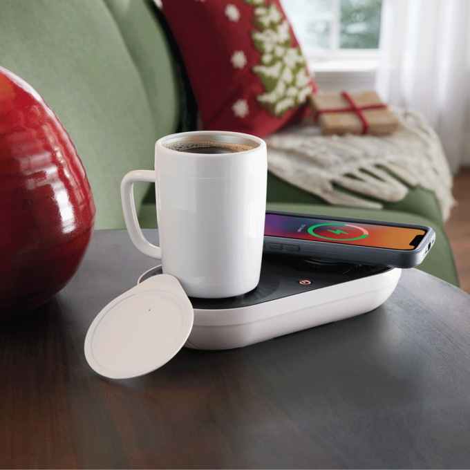 Desktop Smart Cup & Wireless Charger, , large