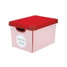Simplify 60-Ct. Christmas Ornament Storage Organizer, Red White Stripe, large