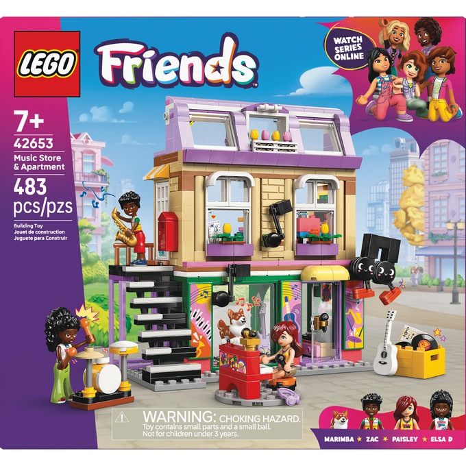 LEGO Friends Music Store & Apartment, , large