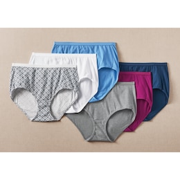 Hanes 6-Pack Ultimate Cotton Brief with Breathable Cool Comfort, , large
