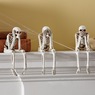Set of 3 Skeleton Shelf Sitters, , large