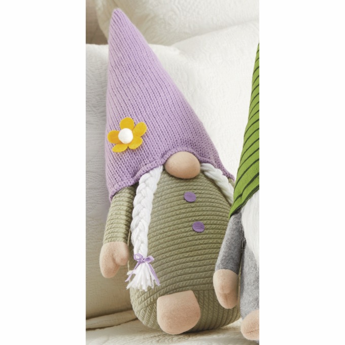 Gnome Figural Pillow, , large