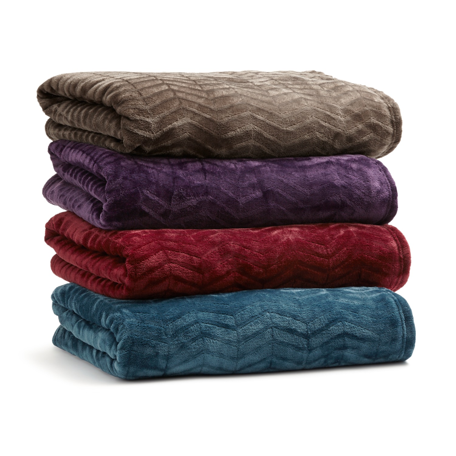 Chevron Plush Blanket | Ginny's