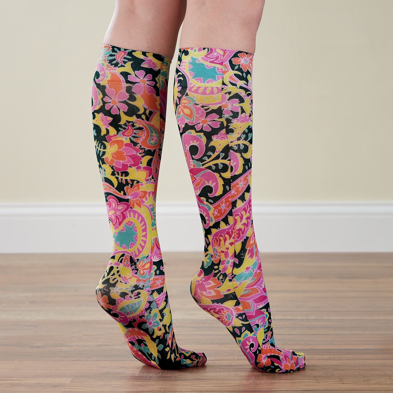 Decorative compression socks clearance