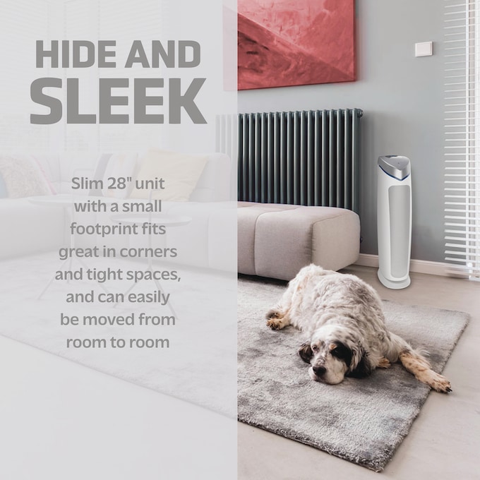 GermGuardian AC5250WPT Air Purifier with Pet Pure Filter & UV-C, White, large