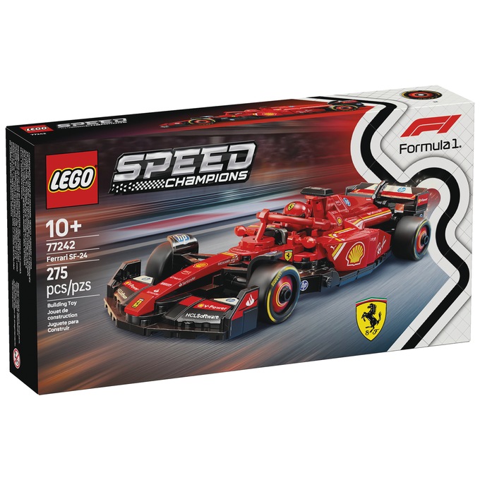LEGO Speed Champions Ferrari SF-24 F1 Race Car, , large