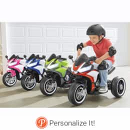 Ride-On Light-Up Motorcycle, , large