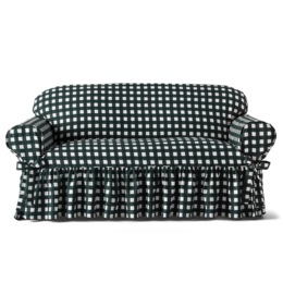 Gingham Farmhouse Slipcover, , large
