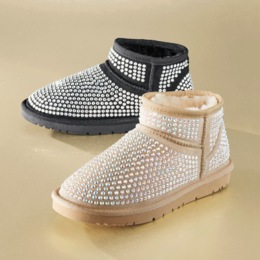 Azalea Wang Fairytale Rhinestone Bootie, , large