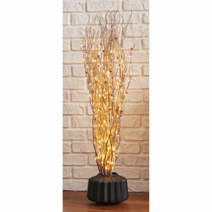 Gold Lit Branches, , large