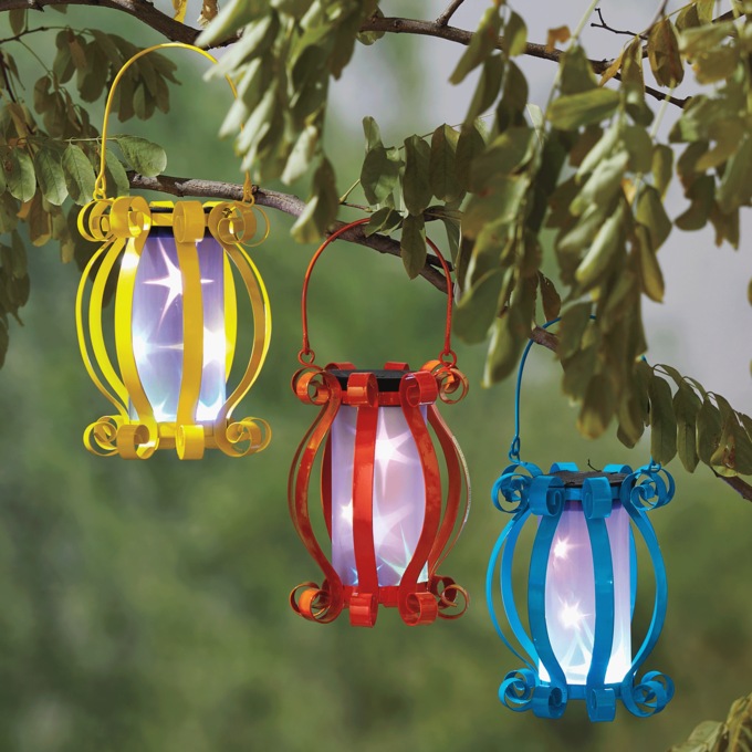 Whimsical Metal Solar Lantern, , large