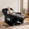Colton Lift Recliner with Heat & Massage, Black, large