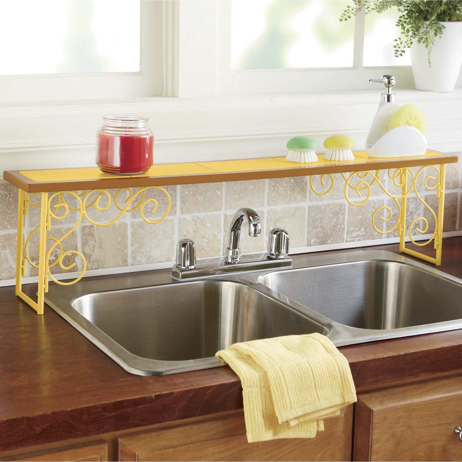 Colorblock Over The Sink Shelf Ginnys