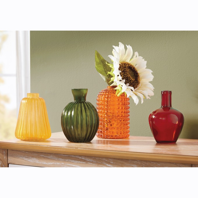 Set of 4 Bud Vases, , large