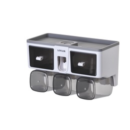 Toothpaste Dispenser &amp; Toiletry Organizer, , large
