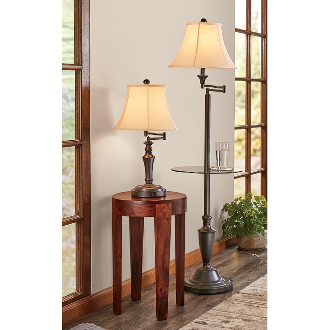 Arman Table Lamp with USB, , large