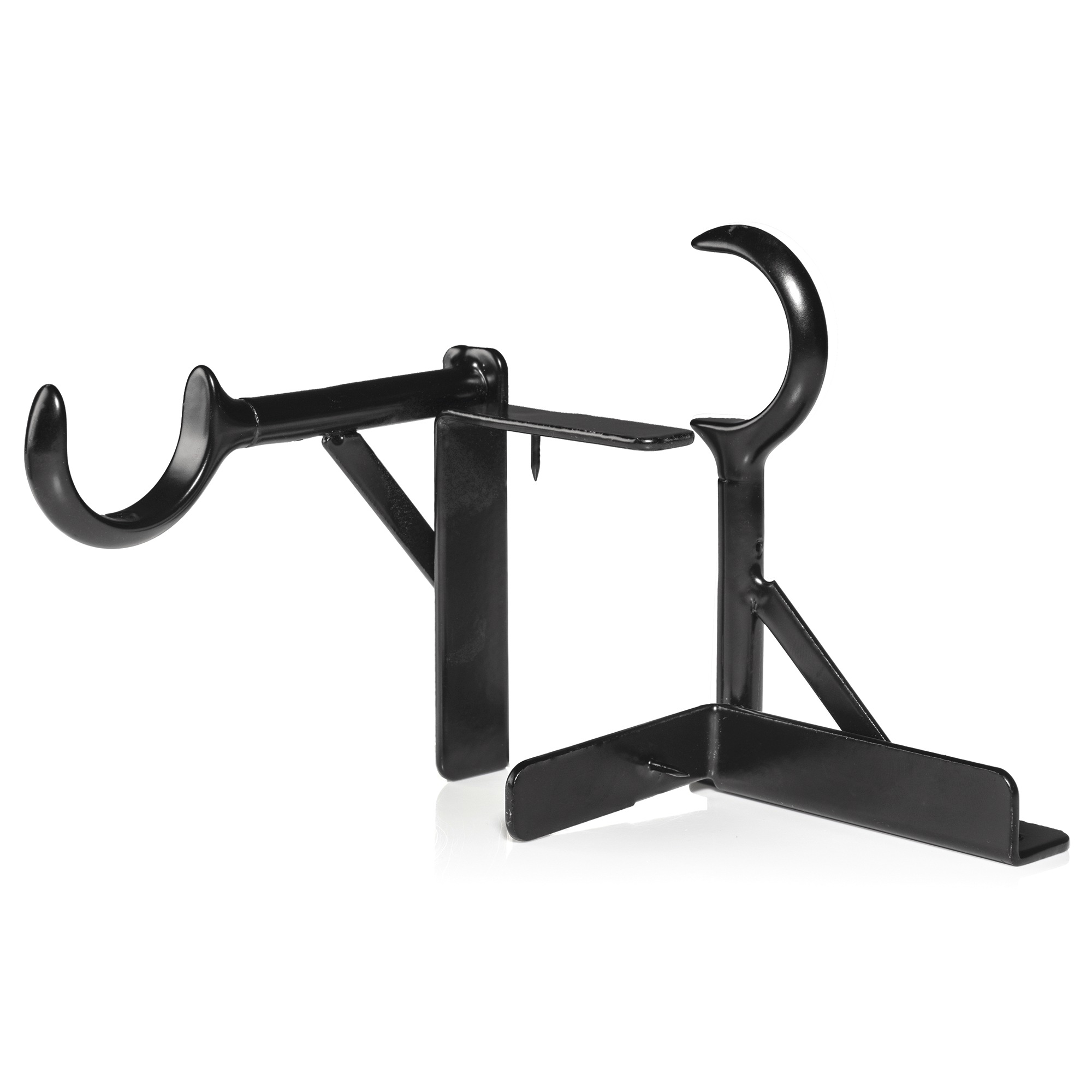 Set of 2 Tap Bracket, Black, large