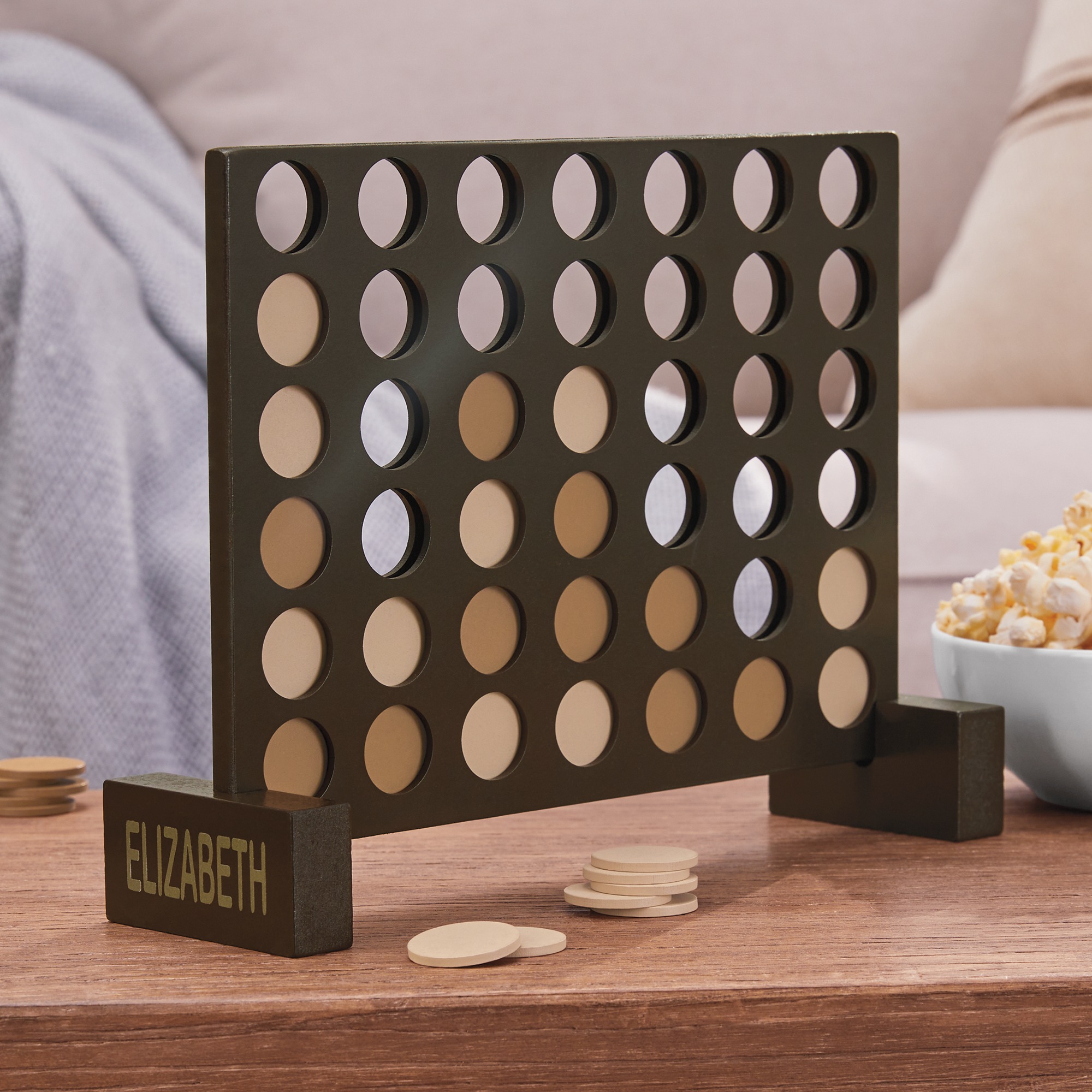 Personalized 4-in-a-Row Game, , large