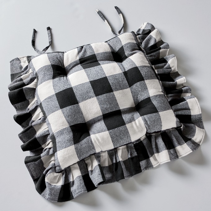 Buffalo Check Chair Cushion