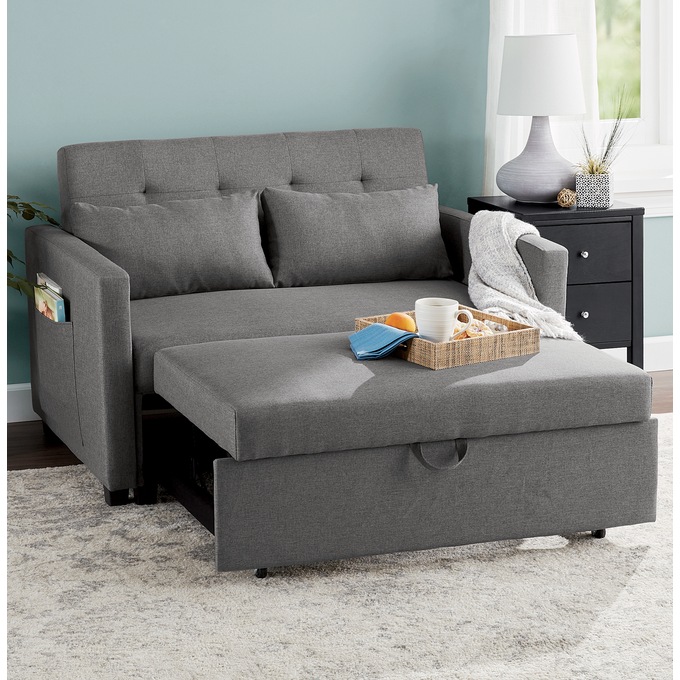 Cali Convertible Loveseat with Pullout Bed, , large