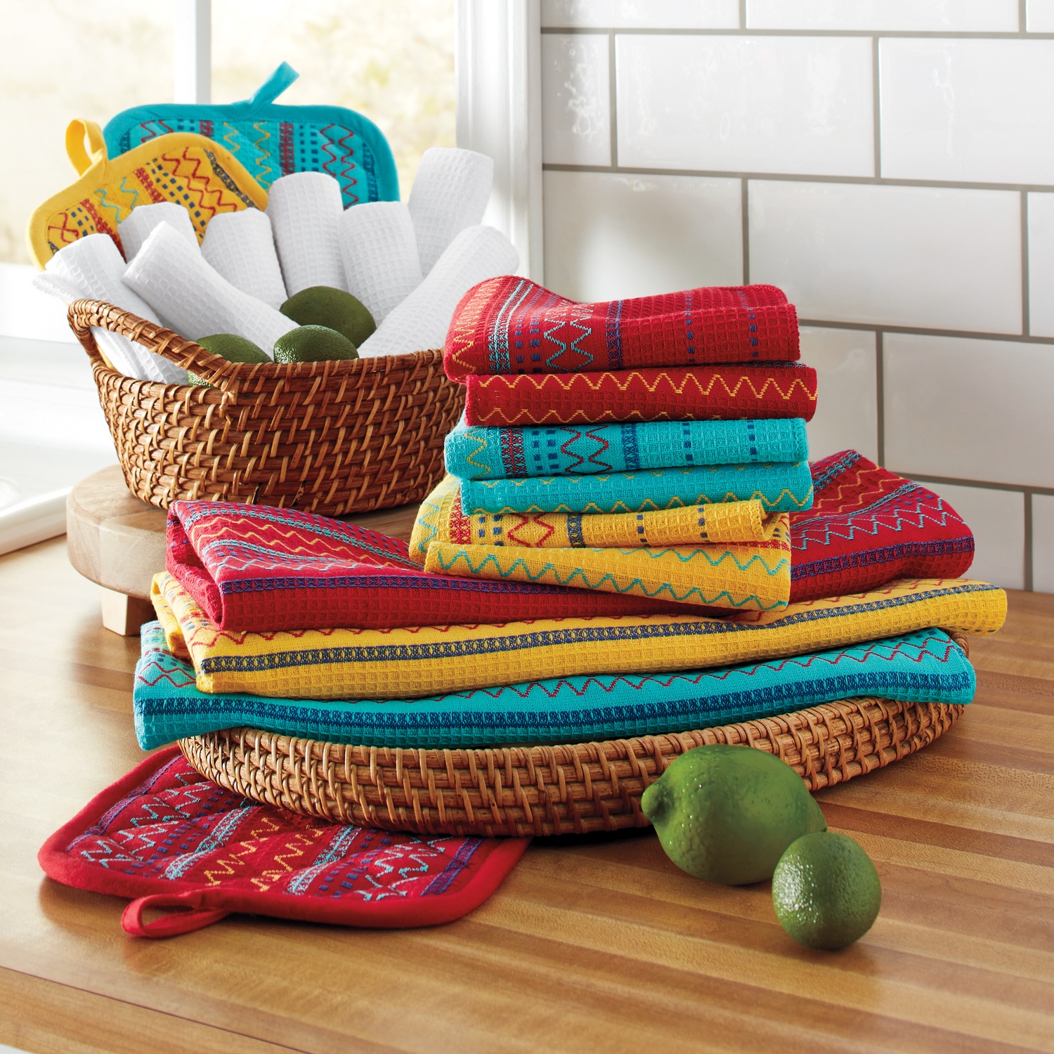  Large Kitchen Towels Set