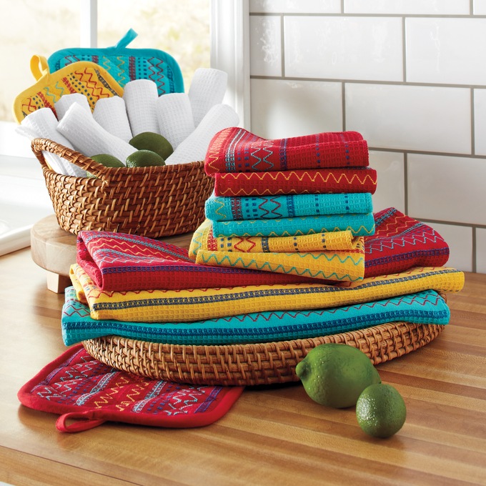 20 piece kitchen shop towel set