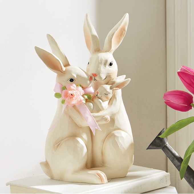 Resin Bunny Family, , large