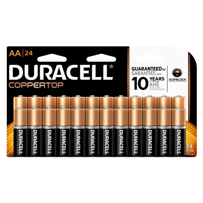 Duracell 24 Pack Of Aa Batteries Ginny S