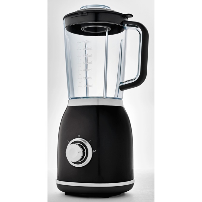 Retro Smoothie Blender, Black, large