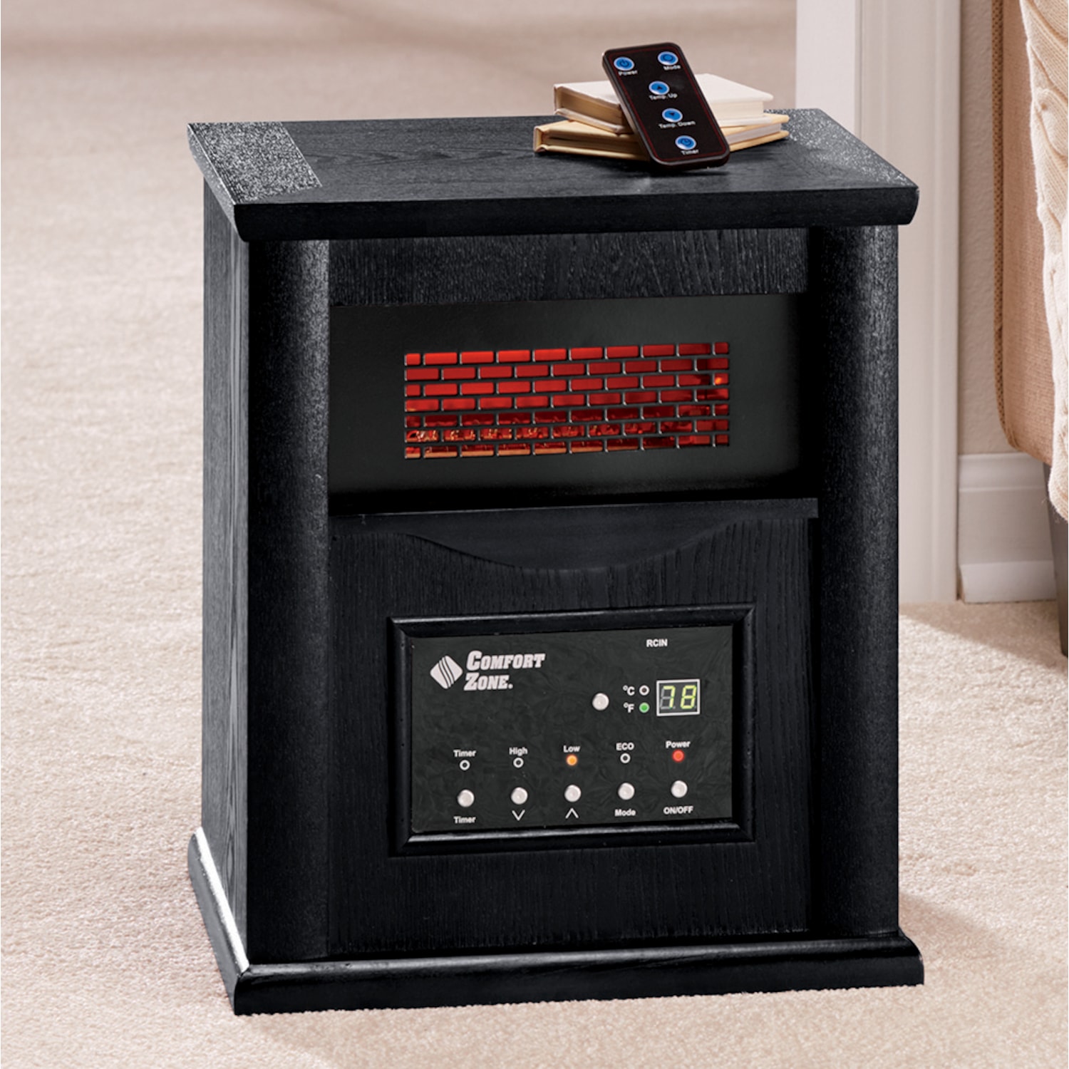 Deluxe Infrared Cabinet Heater by Comfort Zone | Ginny's