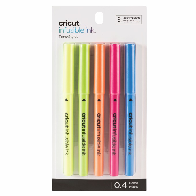 Set of 5 Neon Cricut Infusible Ink Heat Transfer Marker Set , , large
