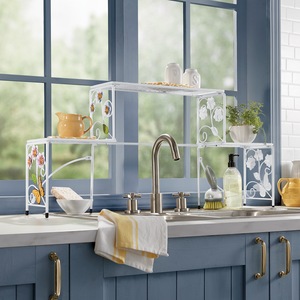 Violet Butterfly Sink Shelf, , large