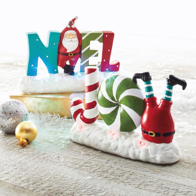 Lit Joy or Noel Whimsical Decor, , large