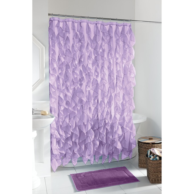 Cascade Shower Curtain, , large