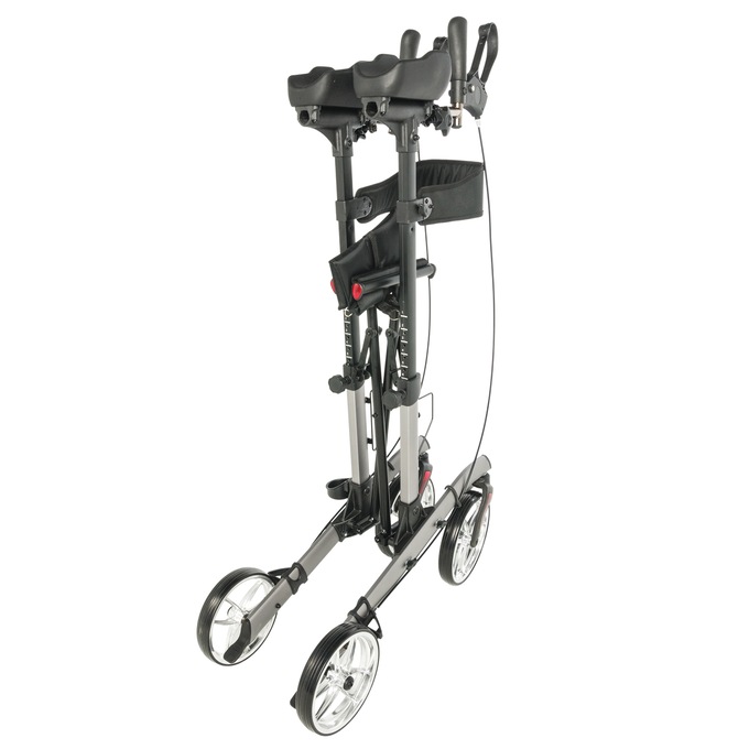 Upright Rollator, Graphite, large