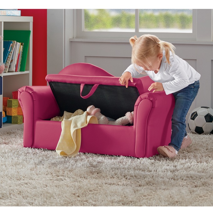 Kids couch store with storage