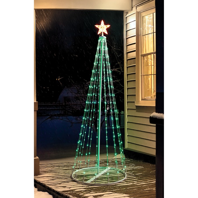  Lit Wire Tree, , large