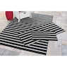 Avery Indoor/Outdoor 3-Piece Rug Set, Black, large