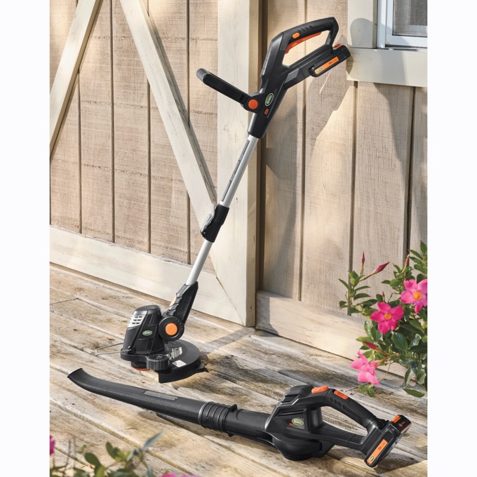Scotts 20V Cordless Trimmer & Blower Combo, , large