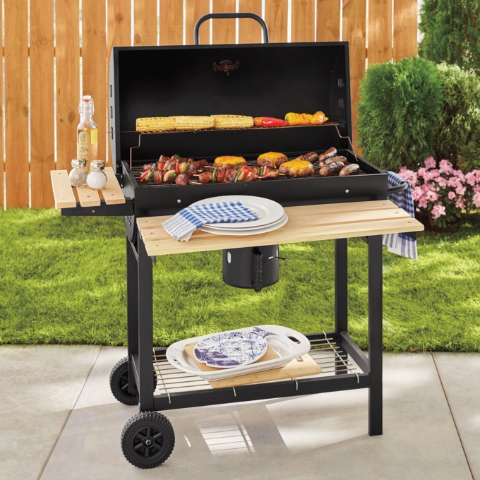 Fire Sense Backyard Charcoal Grill, , large