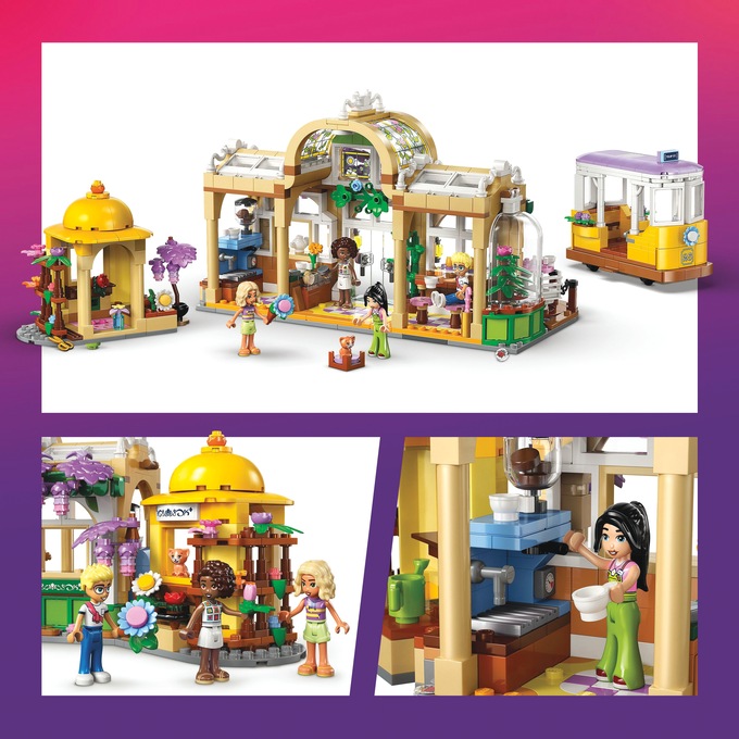 LEGO Friends Plant Café & Flower Shop, , large