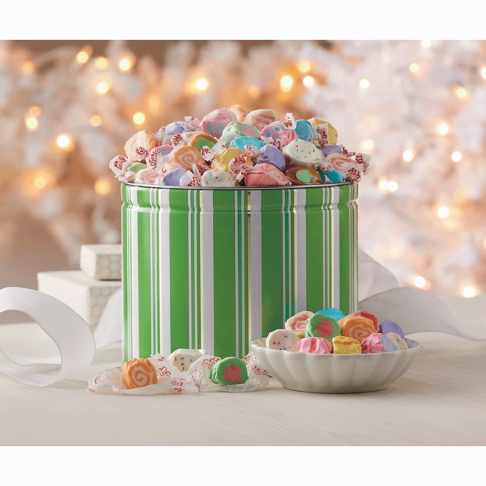Classic Saltwater Taffy Assortment Gift Tin, , large