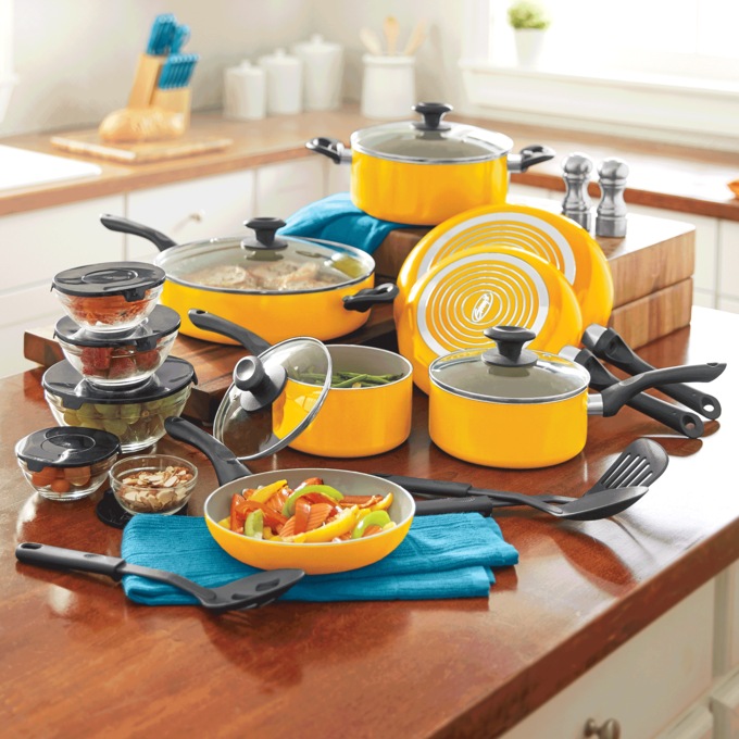 Ginny's 24-Piece Nonstick Kitchen Essentials Cookware Set, , large