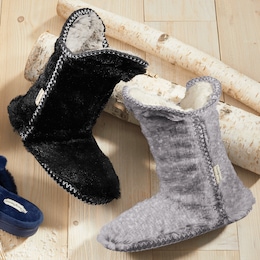 Dearfoams Beth Furry Bootie, , large