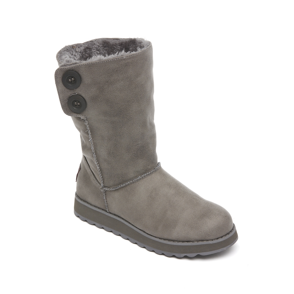 skechers keepsake boots grey